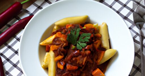 Telecí ragú s bylinkovou šťávou