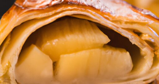 Jablečný štrúdl s vanilkovou omáčkou