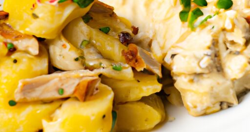 Maso s bramborovou kaší.