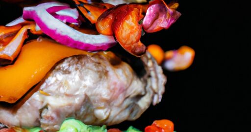 Hovězí burger na křupavé housce