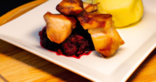 Pečené vepřové žebírko s knedlíkem