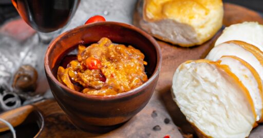 Houskový knedlík se špenátem