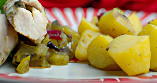 Kuřecí rolády s bylinkovou nádivkou