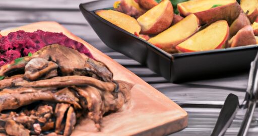 Pečený kachní bok s lesními plody