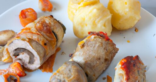 Kuřecí plátky s pórkem