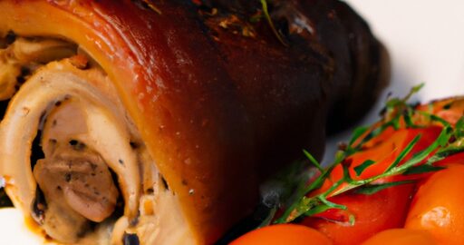 Pečená kachna se švestkovým nádivkem