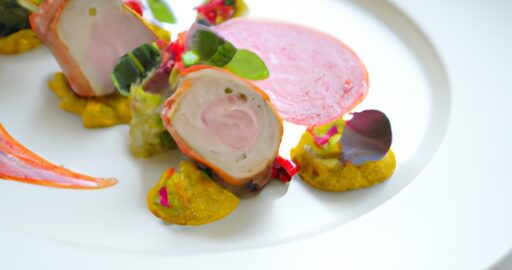 Kuřecí rolády s broskvemi