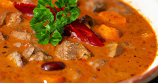 Srnčí guláš s bramborovým knedlíkem