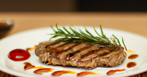 Krůtí steak s borůvkovou omáčkou