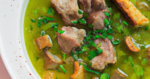 Maso se svěží zeleninou