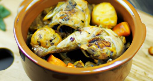 Pečená kuřecí prsa se šťouchanými bramborami