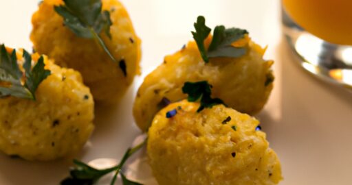 Bramborové knedlíky s houbovou omáčkou