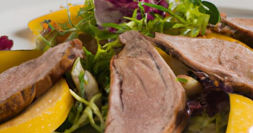 Pečená kachna s bramborovým salátem