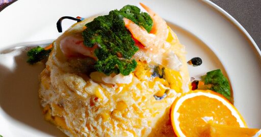 Kuskus s krevetami a mandlovým pastou