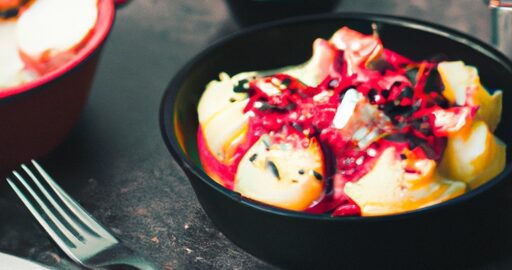 Hovězí na smetaně s bramborovou kaší