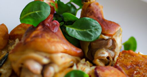 Kachna s červeným zelím