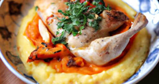 Kuřecí soté s bramborovou kaší