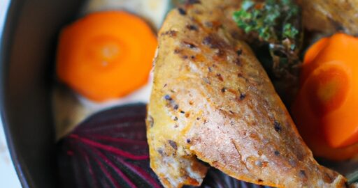 Kuřecí plněná rukolovým pestem.