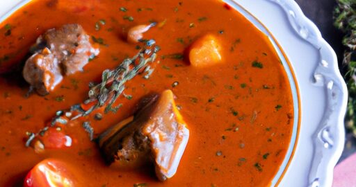 Zabíjačkový guláš s knedlíkem