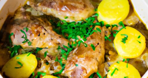 Pečené kuře s bylinkovou krustou.