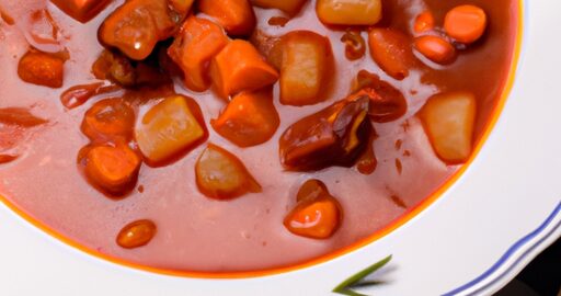 Svatojakubský dušený šunkový guláš