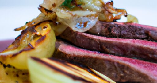 Hovězí pečeně s bramborovou kaší