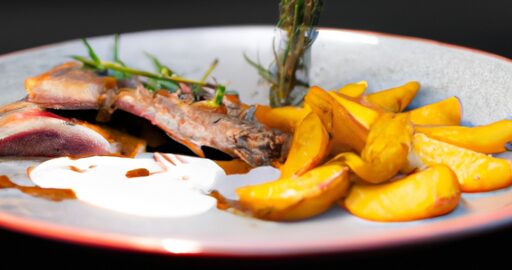 Pečená krůta s bramborami