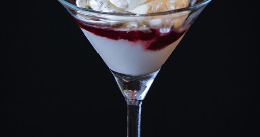 Dezert z červeného ovoce