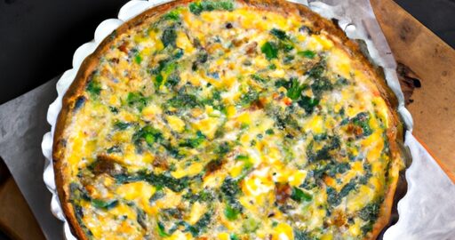 Křehká zeleninová quiche