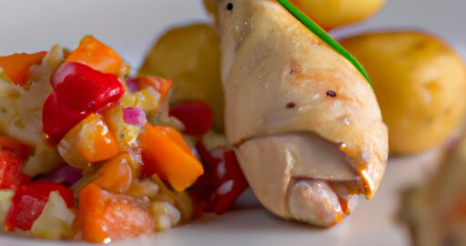 Kuřecí kachna s pomerančem