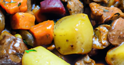 Hovězí bourguignon s hráškovou omáčkou