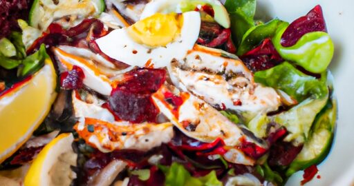 Jarní kuřecí salát