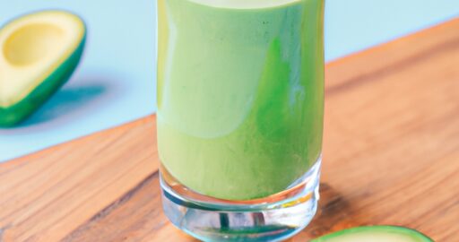 Vegetariánský koktejl z avokáda