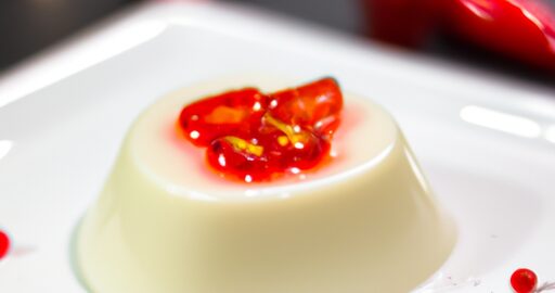 Italská panna cotta s ovocným přelivem