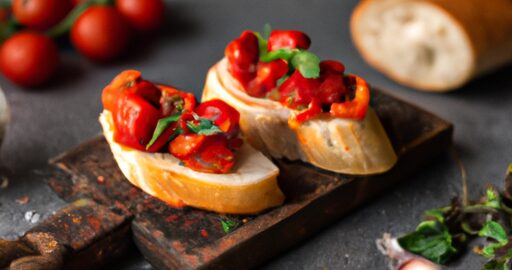 Čerstvá italská bruschetta