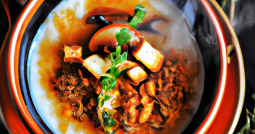 Hovězí se šalvějí a šťouchanými bramborami