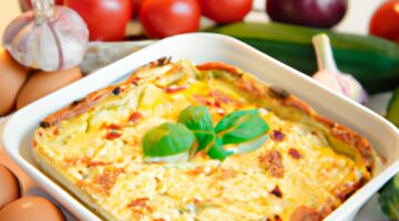 Sýrové quiche s špenátem a žampiony