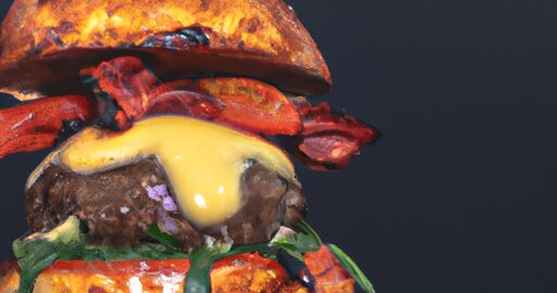 Hovězí burger s BBQ omáčkou