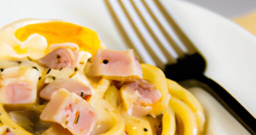 Těstoviny carbonara.