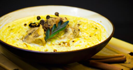 Korma kuře s mandlovou omáčkou