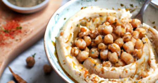 Hummus s vlašskými ořechy