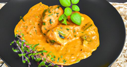 Jehněčí korma s hráškem