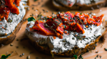 Česká bruschetta s rajčaty
