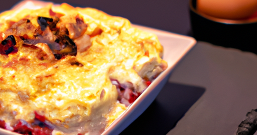 Květákový gratin s kozím sýrem