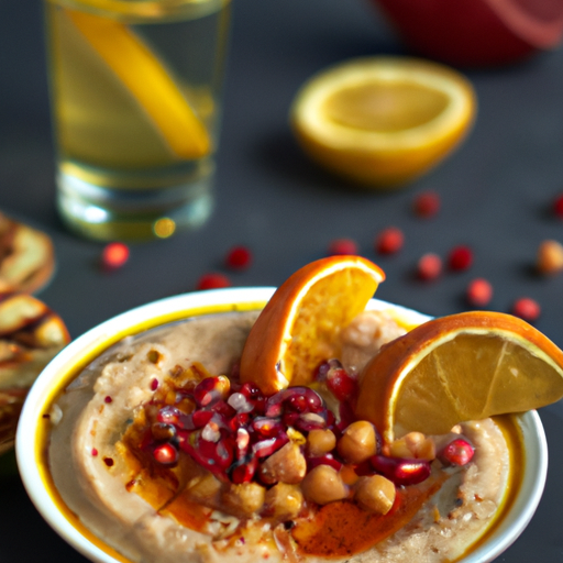 Hummus s tahinou a citrusy