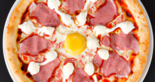 Římská pizza carbonara