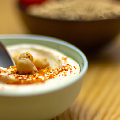 Hummus se sezamovou pastou