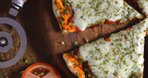 Sýrová naan pizza se zeleninou