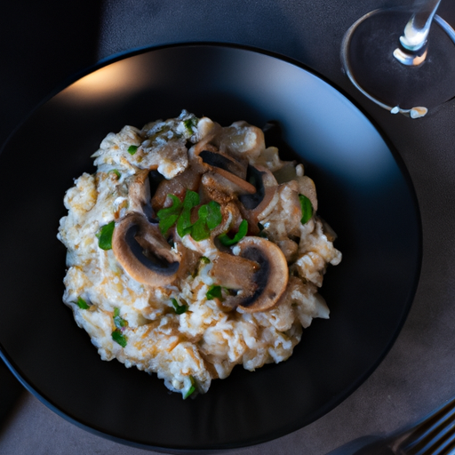Risotto ai funghiří prošeka