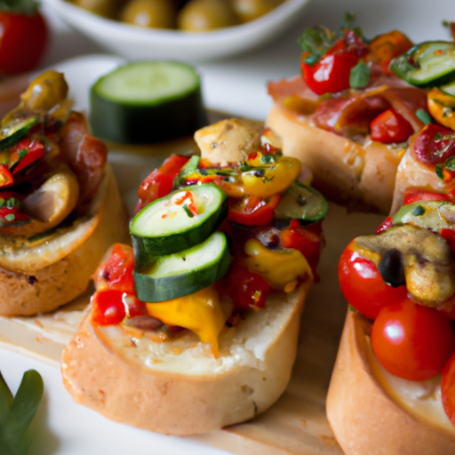 Italská rajčatová bruschetta s bazalkou